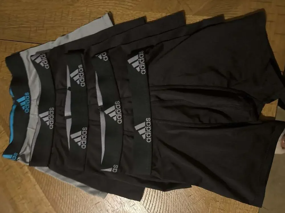 Teen Adidas Aeroready Performance Boxer Briefs Underwear Size Small 4 Pack Black